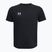 Children's football T-shirt Under Armour Challenger Train black/white