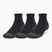 Under Armour Performance Tech 3 Pack training socks black/black/jet gray