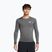 Men's Under Armour Heat Gear Armour Comp castlerock/white training longsleeve