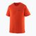 Men's Patagonia Cap Cool Merino Blend Graphic Shirt fitz roy strata/pollinator orange
