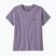 Women's Patagonia P-6 Logo Responsibili-Tee concrete purple T-shirt