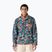Men's Patagonia LW Synch Snap-T P/O swallowtail geo/still blue trekking sweatshirt