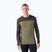 Men's thermal active sweatshirt Smartwool Classic Thermal Merino Base Layer Colorblock Crew Boxed moss