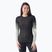 Women's thermal base layer sweatshirt Smartwool Intraknit Thermal Merino Base Layer Pattern Crew black