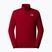 Men's The North Face 100 Glacier 1/4 Zip garnet red sweatshirt