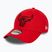 Men's New Era Side Patch 9Forty Chicago Bulls baseball cap red
