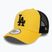 Men's New Era League Essential Trucker Los Angeles Dodgers yellow baseball cap