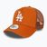 Men's New Era League Essential Trucker Los Angeles Dodgers med brown baseball cap
