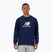 Men's New Balance Stacked Logo French Terry Crew nb navy sweatshirt