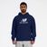 Men's New Balance Stacked Logo French Terry Hoodie navy