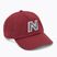 New Balance V990 Block N Curved Brim mercury red baseball cap
