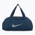 Women's training bag Nike Gym Club 24 l armory navy/ armory navy/ metallic silver