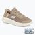 SKECHERS women's Go Walk Flex Grand Entry taupe/white shoes