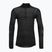 Men's Smartwool Intraknit Thermal Merino Base Layer 1/4 Zip black/white thermal sweatshirt