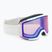 Smith Squad white vapor/chromapop pro photochromic blue mirror ski goggles
