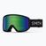 Ski goggles Smith Transfer black/green sol-x mirror