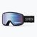 Ski goggles Smith Tribute black/blue sensor mirror