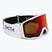 Ski goggles Smith Tribute white/red sol-x mirror