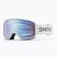 Ski goggles Smith Tribute white/blue sensor mirror