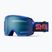 Ski goggles Smith Squad supernova vibes/chrp everyday blue mirror/clear