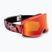 Children's ski goggles Smith Daredevil Jr patrol mixed signals/red sol-x mirror