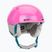 Children's ski helmet Smith Glide Jr Mips vivid pink hearts