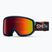 Ski goggles Smith Transfer S3 midnight geo alpine/red solx mirror antifog