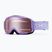 Children's ski goggles Smith Daredevil S2 light lavender dot clouds/ignitor mirror antifog