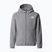 Children's fleece sweatshirt The North Face Teen Glacier Full Zip Hoodie mid grey heather