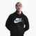 Men's sweatshirt Nike Club Pullover Hoodie black/black/white