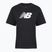 Women's T-shirt New Balance Sport Jersey Relaxed Logo black/white