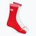 New Balance Running Stripe Midcalf socks 2 pairs red/white