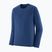 Men's thermal base layer sweatshirt Patagonia Cap Thermal Weight Crew clement blue