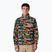 Men's trekking sweatshirt Patagonia LW Synch Snap-T P / O salmon energy: old growth green