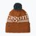 Winter hat Patagonia Powder Town hut tripper logo: cinnamon brown
