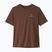 Men's T-shirt Patagonia Cap Cool Daily Great Waves berm brown - light berm brown x-dye