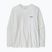 Women's longsleeve Patagonia P-6 Logo Responsibili-Tee LS fiber white