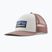 Baseball cap Patagonia P-6 Logo Trucker Hat birch white