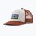 Baseball cap Patagonia P-6 Logo Trucker Hat white w/rusty red