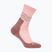 Women's socks icebreaker Merino Hike+ Medium Crew Across the Peaks blush/summit/ecru heather
