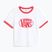 Women's T-shirt Vans Center Chest Ringer Tee white