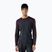 Men's thermal sweatshirt Smartwool Classic Thermal Merino Base Layer Colorblock Crew Boxed mink/charcoal