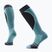 Women's ski socks Ski Targeted Cushion OTC dusty teal
