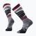 Ski socks Ski Full Cushion Midnight Ski Pattern OTC medium gray