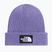 Winter hat The North Face Logo Box Cuffed grounded plum