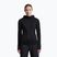Women's trekking sweatshirt Icebreaker Merino 200 Realfleece Descender Half Zip Hoodie black