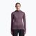 Women's trekking sweatshirt Icebreaker Merino 200 Realfleece Descender Half Zip Hoodie grey plum