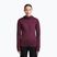 Women's trekking sweatshirt Icebreaker Merino 300 Realfleece Descender Zip Hoodie dark berry