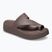 Women's Crocs Getaway Platform Toe Loop truffle flip flops
