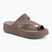 Women's Crocs Getaway Platform Toe Loop truffle flip flops